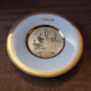 Chokin decorative plate, 6"